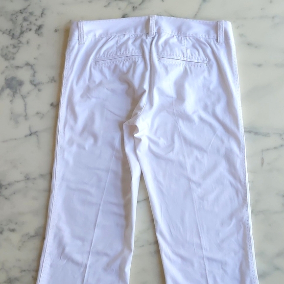 The Limited Sexy Drew Fit Cotton Spandex Off White Dress Pant w/stitching design - Picture 5 of 6